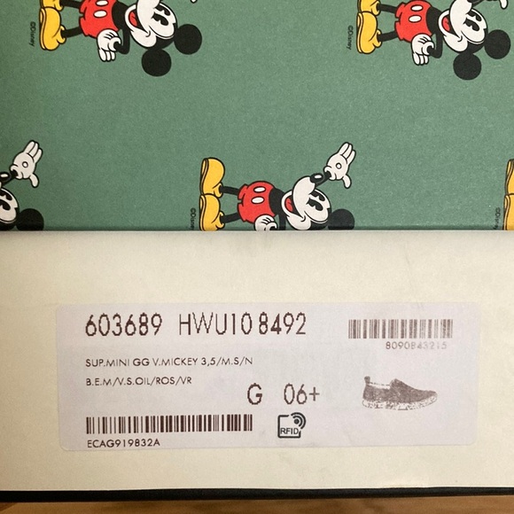 Gucci x Disney Slip On (British Sizing - fit closer to US Men 8-8.5/Women 9-9.5) - Picture 5 of 10